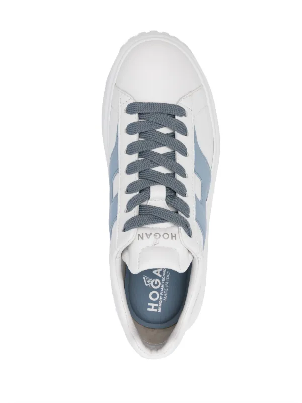 スニーカー HOGAN H-Stripes leather low-top sneakers Hogan H-Stripes leather low-top sneakers Hogan