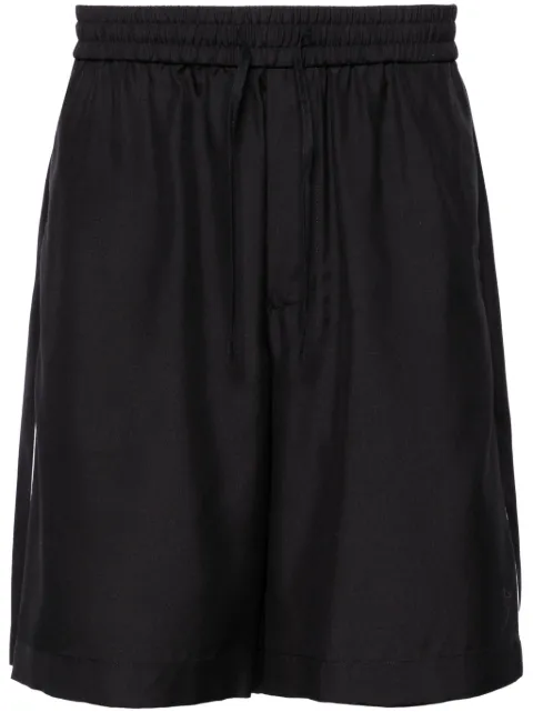 Valentino Garavani side-stripe silk shorts