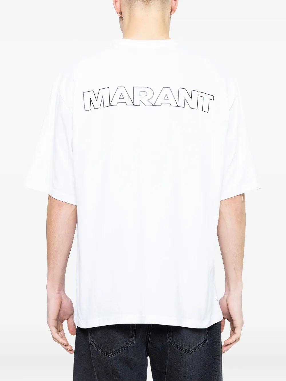 Isabel Marant Crew-neck T-shirt In White