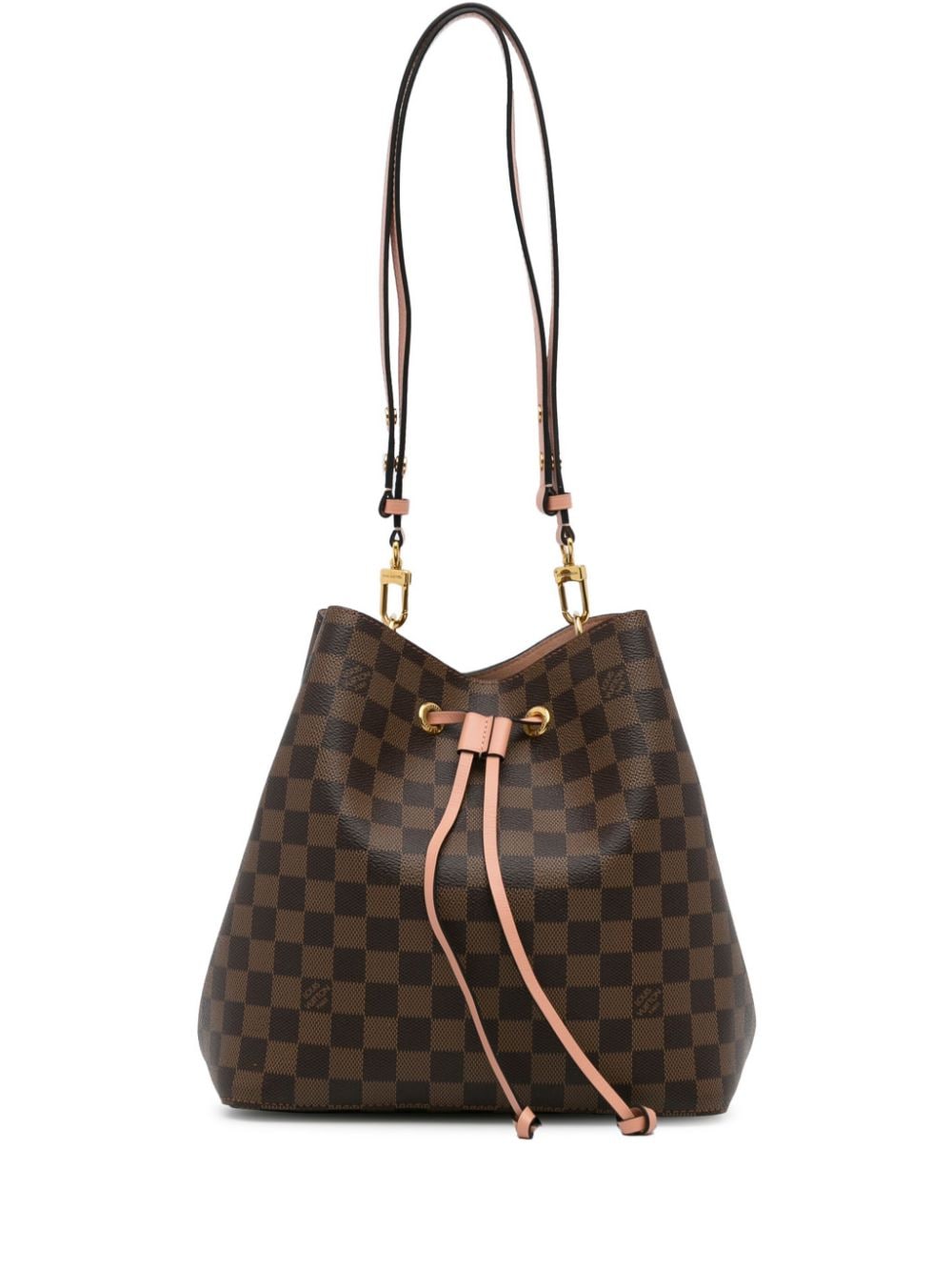 Pre-owned Louis Vuitton 2019 Neonoe Mm Bucket Bag In Brown