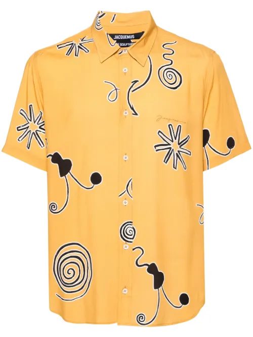 Chemise Melloà imprimé spirale - Jacquemus - Modalova