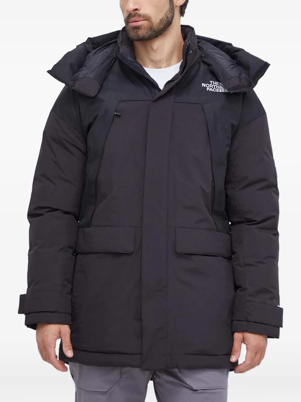 The North Face hooded padded jacket - ブラック The North Face hooded padded jacket - ブラック