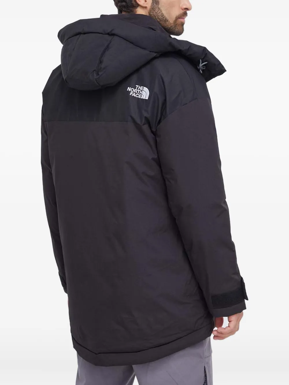 The North Face Gewatteerd jack met capuchon Zwart