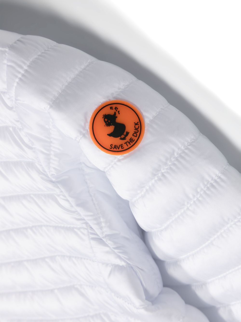 Shop Save The Duck Lucy Padded Jacket In White