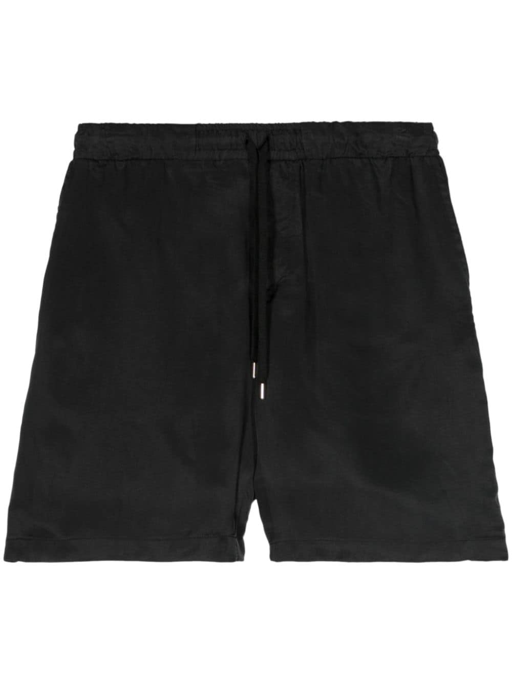 Costumein Bermuda shorts met trekkoordtaille Zwart