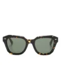 Ahlem Pont des Arts square-frame sunglasses - Yellow