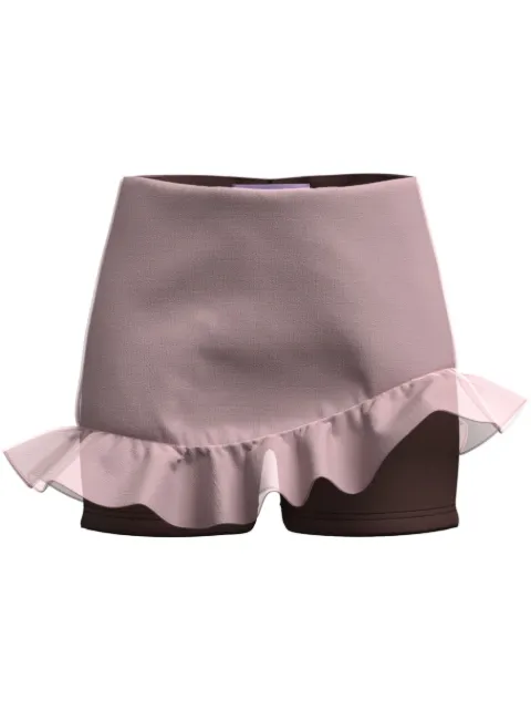 Maccapani Tonia ruffled layered skorts