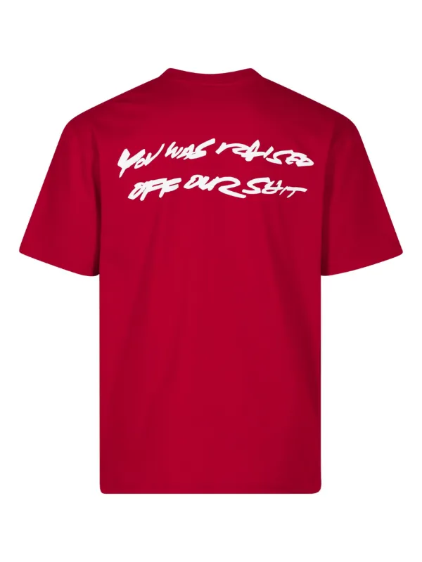 Supreme Futura text-print T-shirt | Red | FARFETCH
