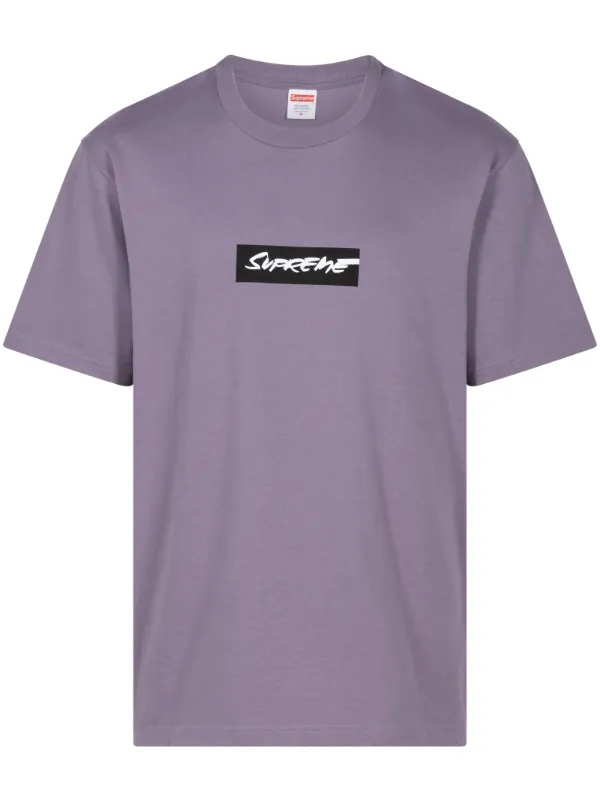 Supreme Futura Box Cotton T shirt Purple FARFETCH TR