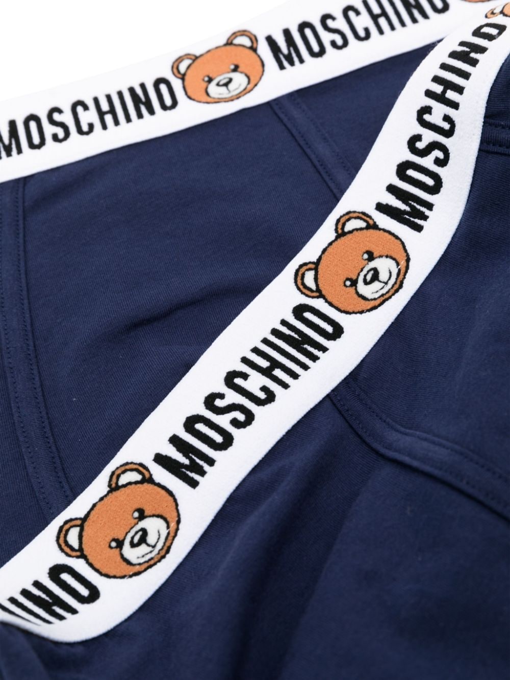 Moschino Twee boxershorts met teddybeerprint Blauw