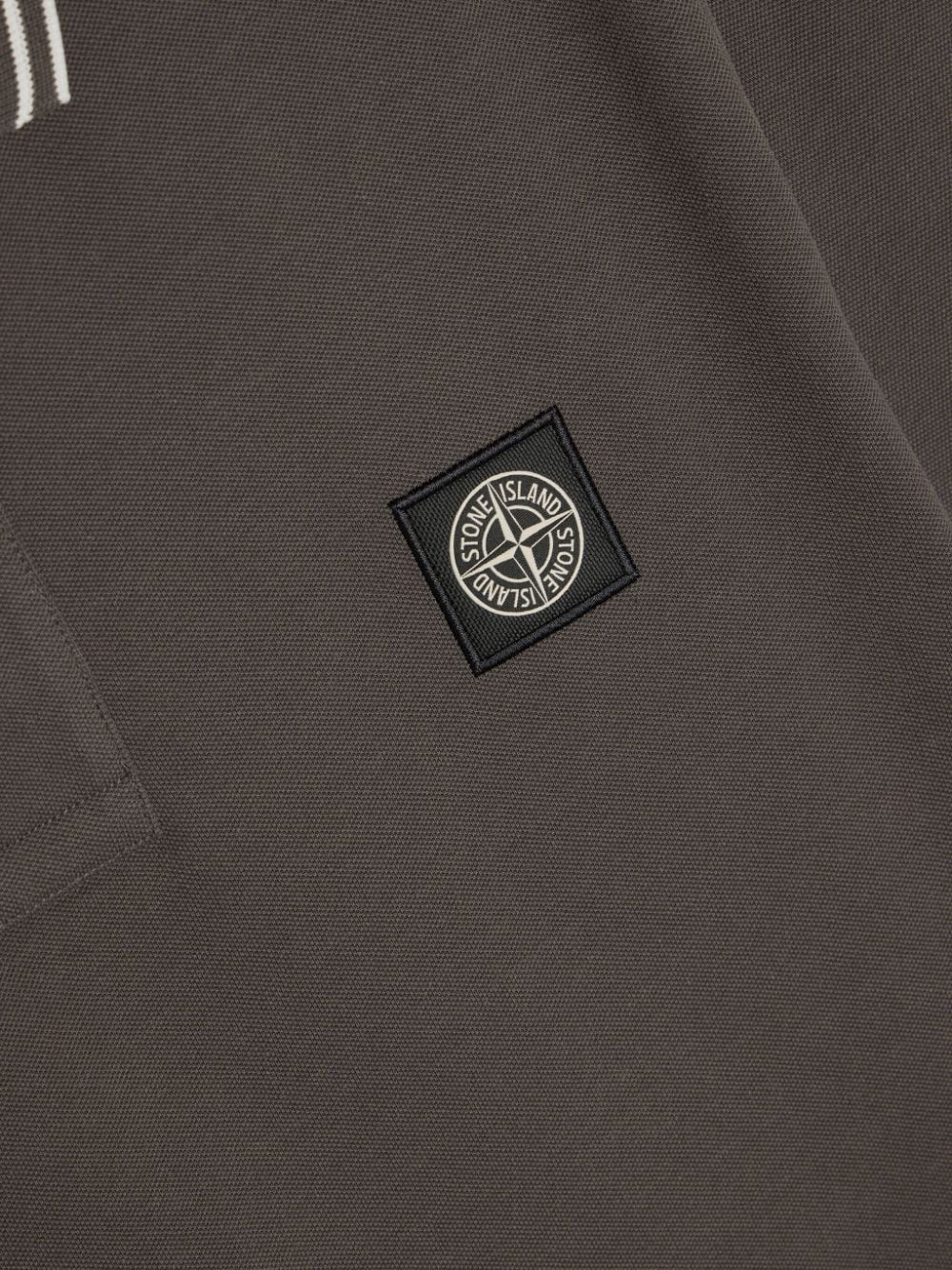 Stone Island Poloshirt met Compass-logopatch Grijs