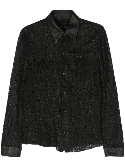 Salvatore Santoro camisa con perforaciones