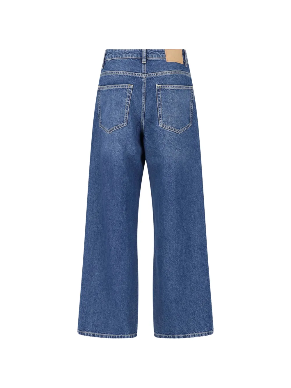 Jeanerica Jeans met wijde pijpen Blauw