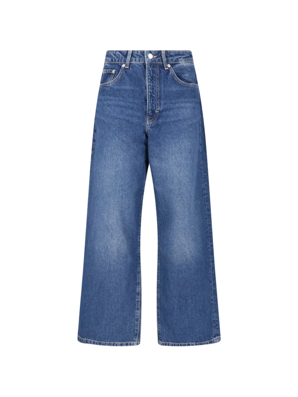 Jeanerica Jeans met wijde pijpen Blauw