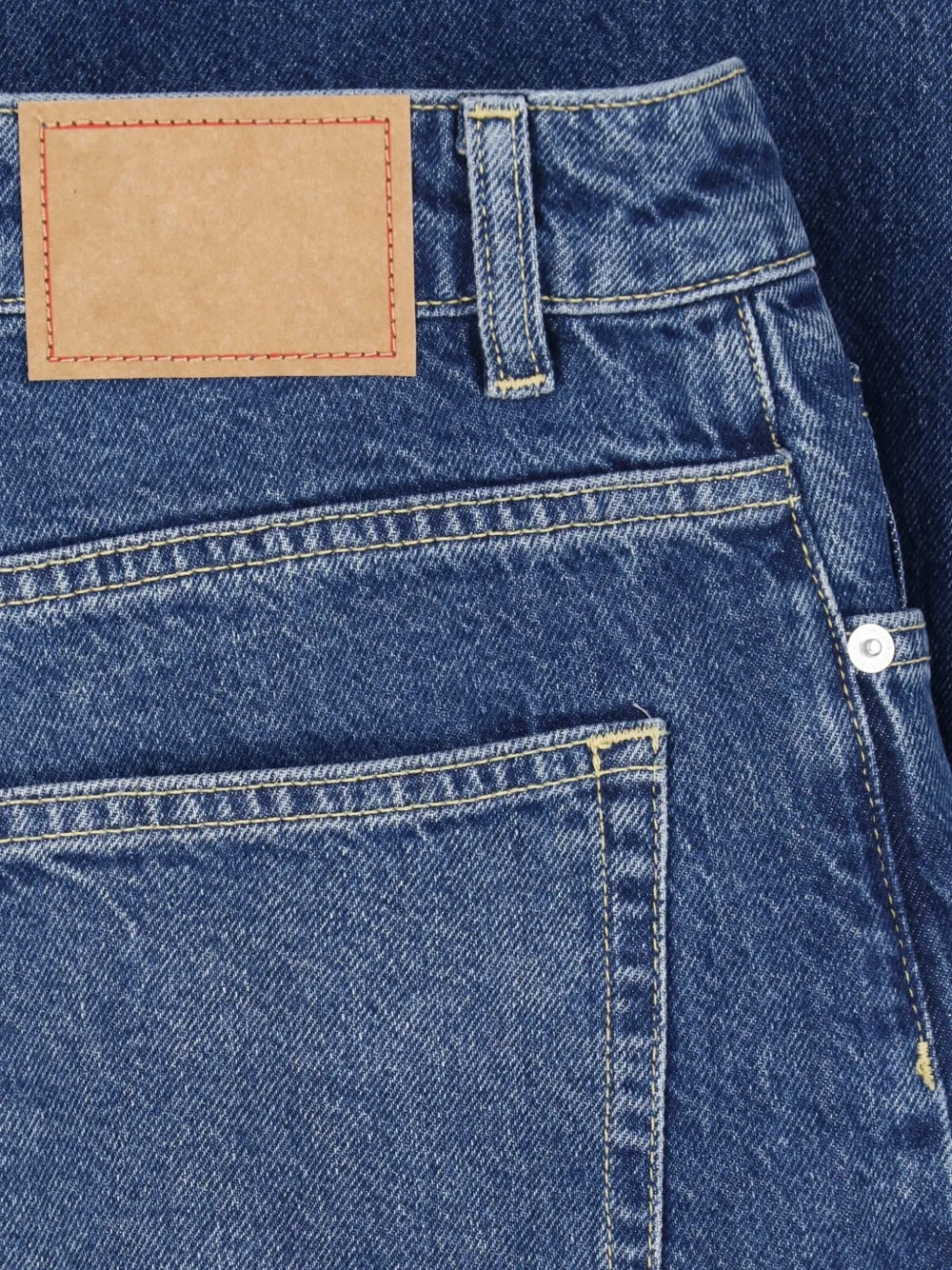 Jeanerica Jeans met wijde pijpen Blauw
