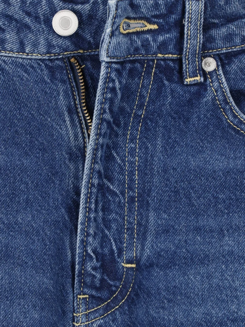 Jeanerica Jeans met wijde pijpen Blauw