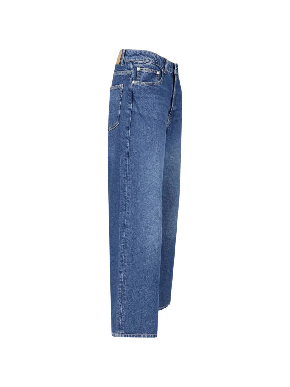 Jeanerica Jeans met wijde pijpen Blauw