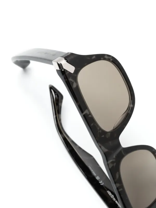 Alexander McQueen Eyewear Tortoiseshell square-frame  display picture 1