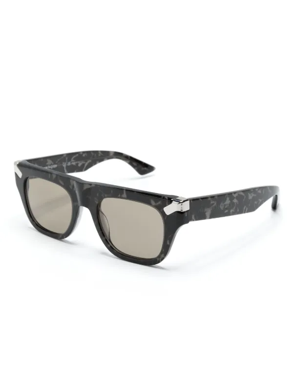 Alexander McQueen Eyewear Tortoiseshell square-frame 