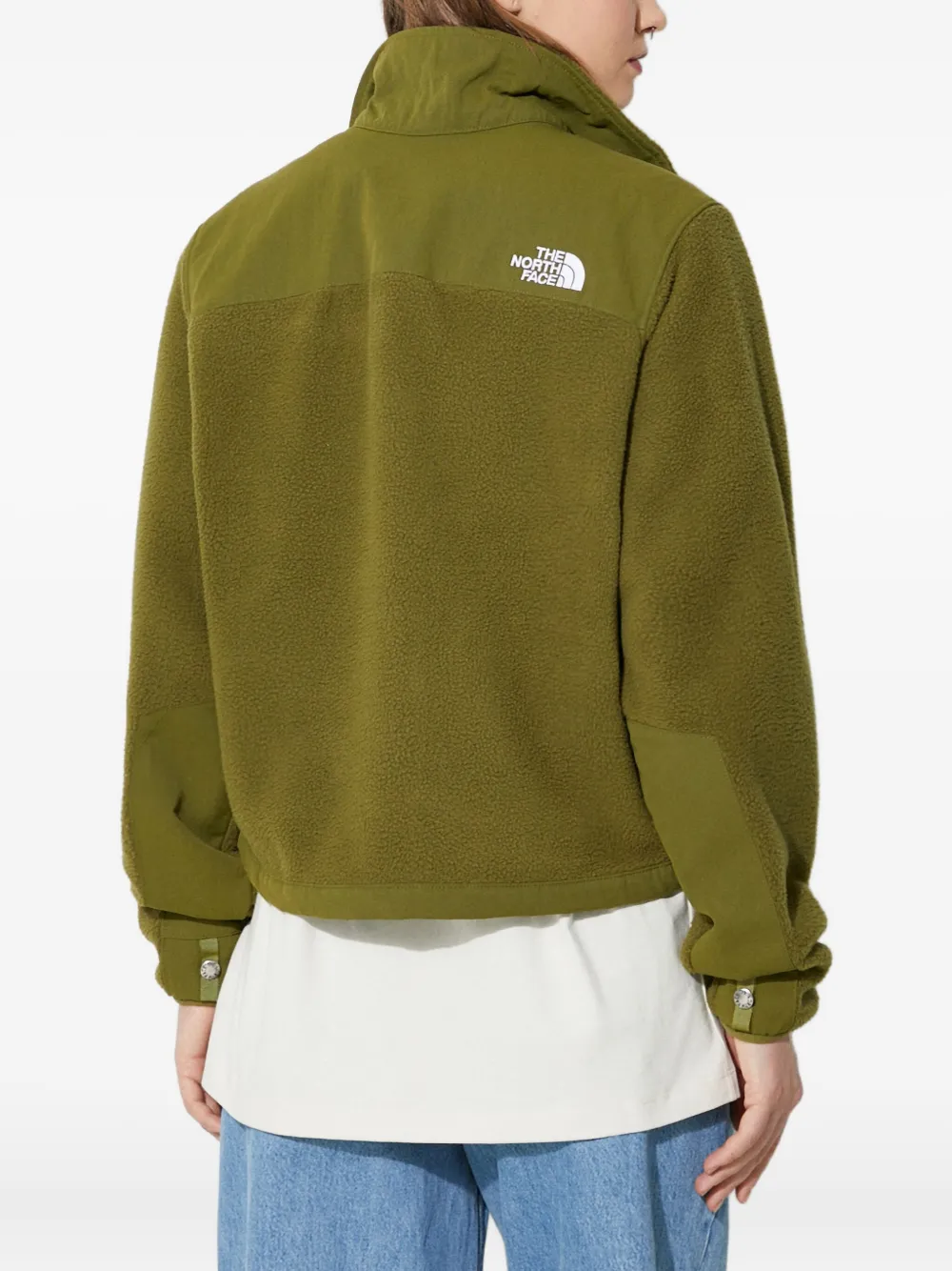 The North Face Denali fleece jack met rits Groen