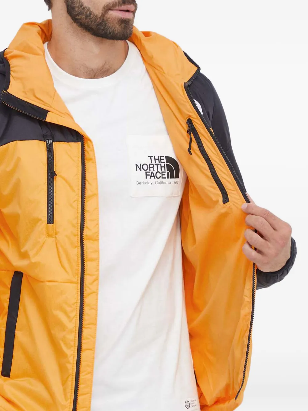 The North Face Jack met capuchon en rits Oranje