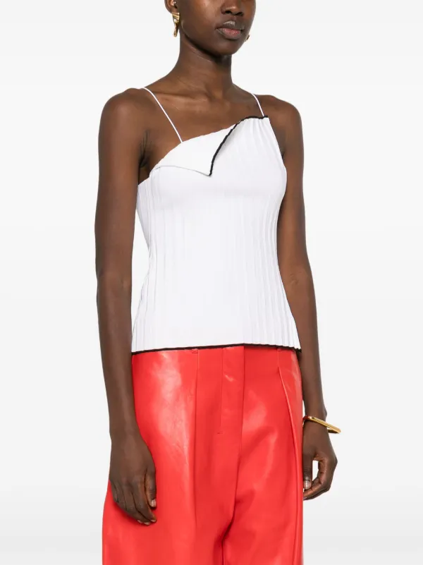 Jacquemus one shoulder top hotsell