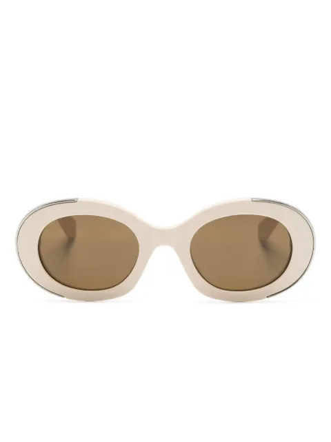 Alexander McQueen Eyewear oval-frame sunglasses