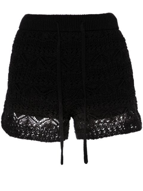 IRO Loreen crochet-knit shorts