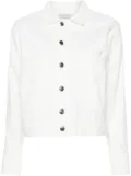 Antonelli panelled denim jacket - White