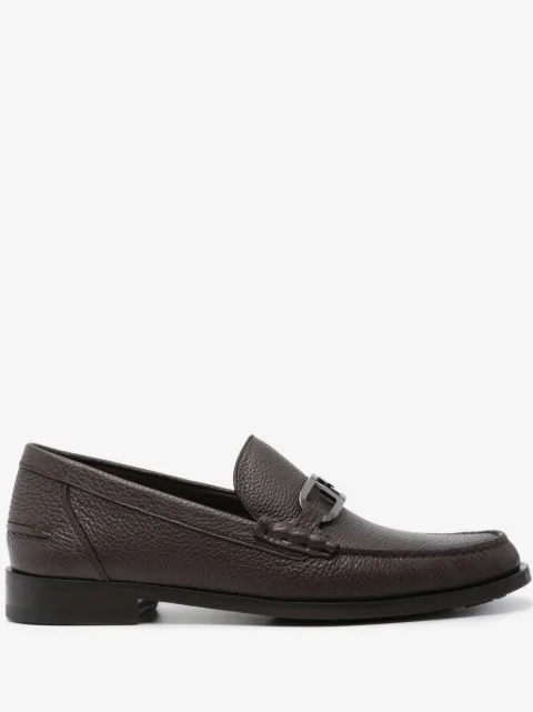 FENDI O’Lock leather loafers