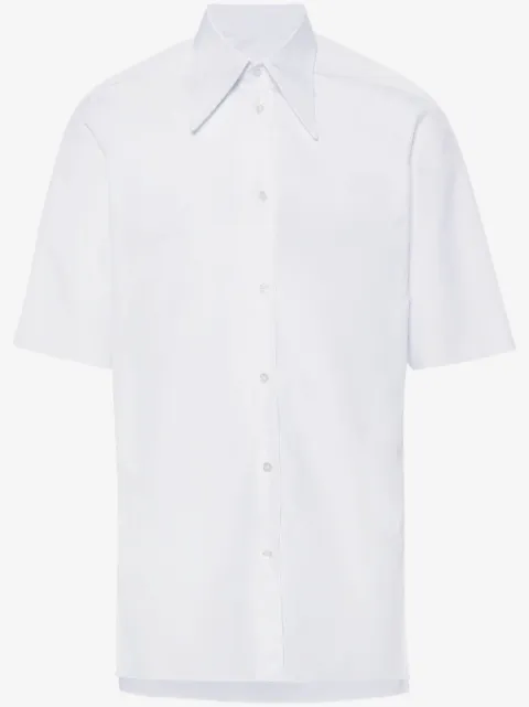 Maison Margiela poplin short-sleeved shirt