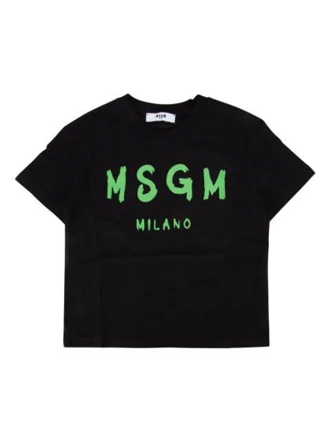 MSGM Kids logo-print T-shirt