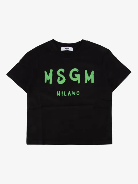 MSGM Kids logo-print T-shirt