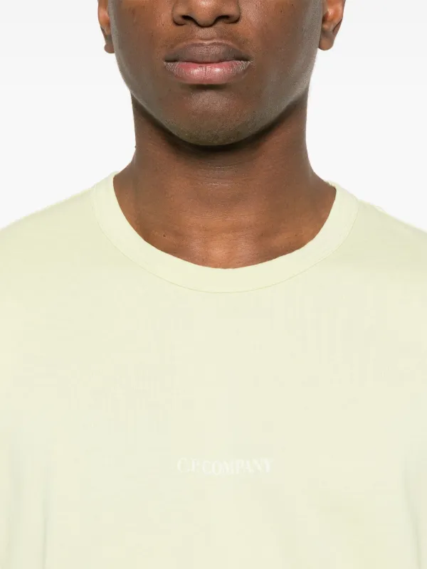 【関税込み】C.P. Company グリーン ロゴプリント Tシャツ C.P. Company ロゴ Tシャツ | グリーン | FARFETCH JP