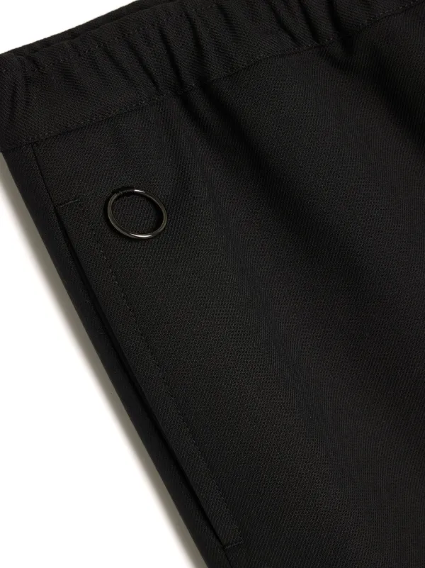 Undercover O-Ring Tapered Cotton Trousers | Black | FARFETCH