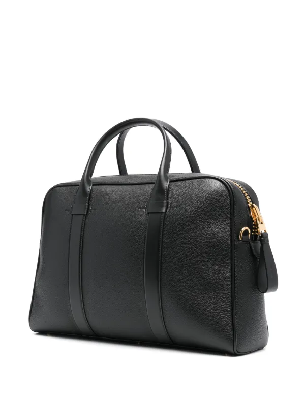 TOM FORD Zipped Leather Briefcase | Black | FARFETCH
