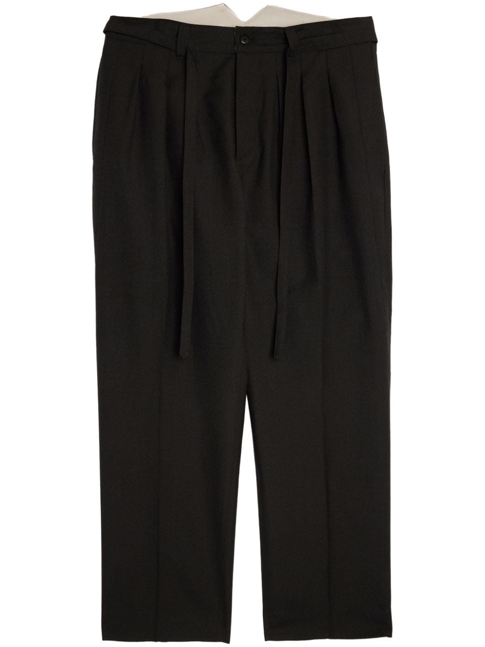 Visvim Hakama self-tie trousers Zwart