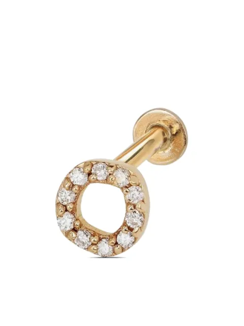 Lark & Berry boucle d'oreille Halo en or 14ct 