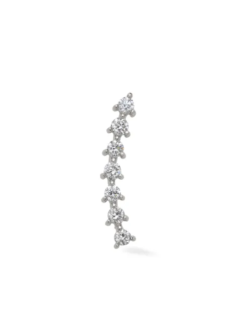 Lark & Berry 14kt white gold Modernist Linear diamond earring