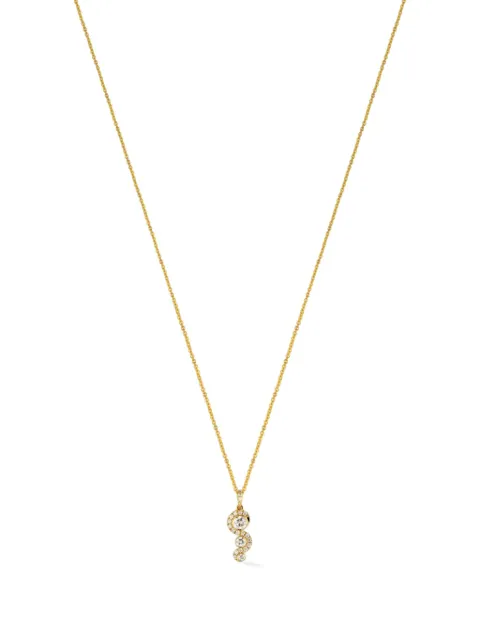 Lark & Berry 18kt gold Wave diamond necklace