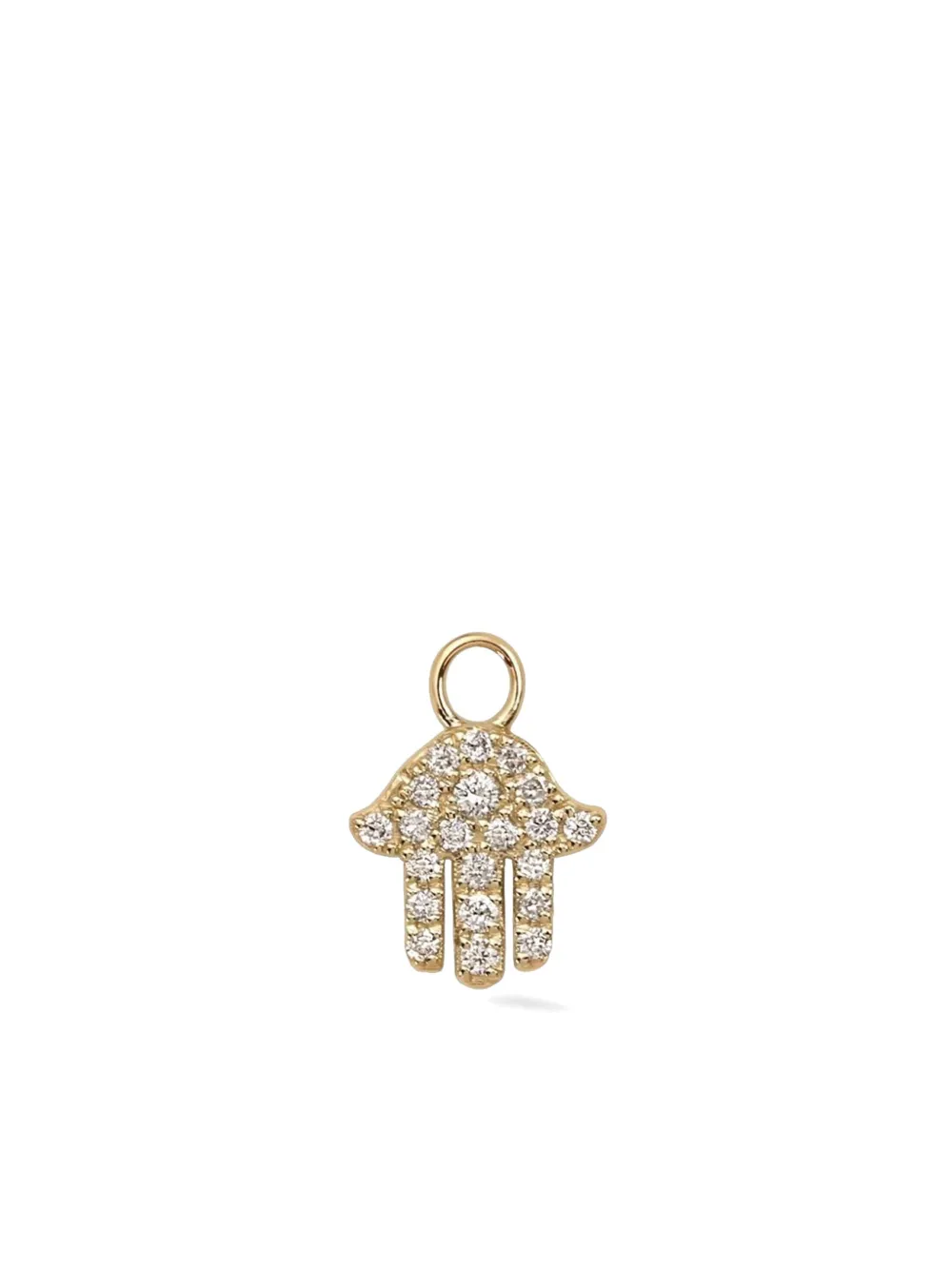 Lark & Berry 9kt yellow gold Hand Of Fatima diamond charm - Oro
