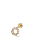 Lark & Berry 14kt yellow gold Open Halo diamond earring