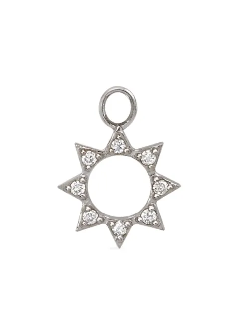 Lark & Berry 9kt white gold Summer Sun diamond charm