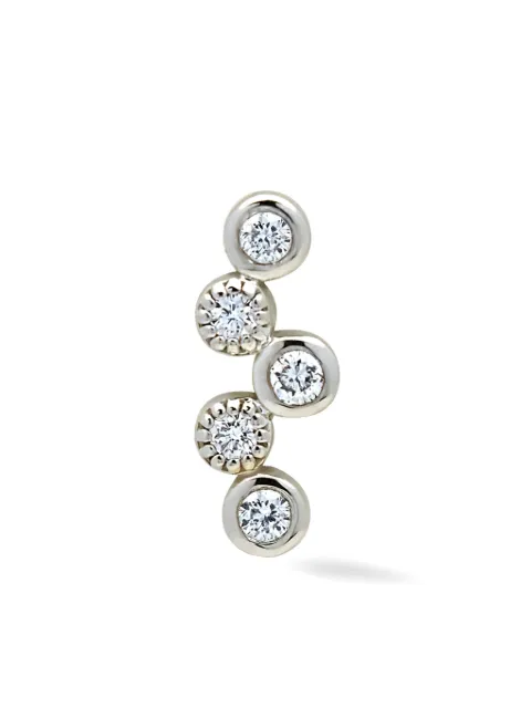 Lark & Berry arete Constellation en oro blanco de 14kt con diamantes