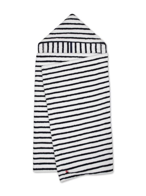 Petit Bateau striped cotton bath cape