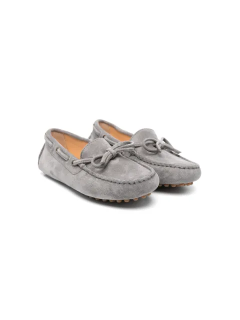 Brunello Cucinelli Kids zapatos náuticos de gamuza