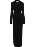 Christopher Esber Venus plunging maxi dress - Black