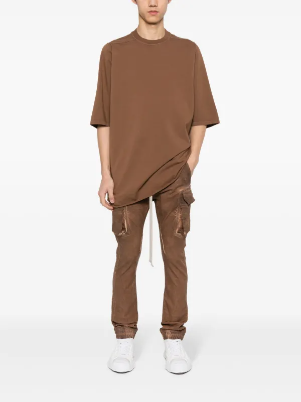 【関税込み】Rick Owens DRKSHDW ブラウン Jumbo Tシャツ Rick Owens DRKSHDW Jumbo T-shirt | Neutrals | FARFETCH ID
