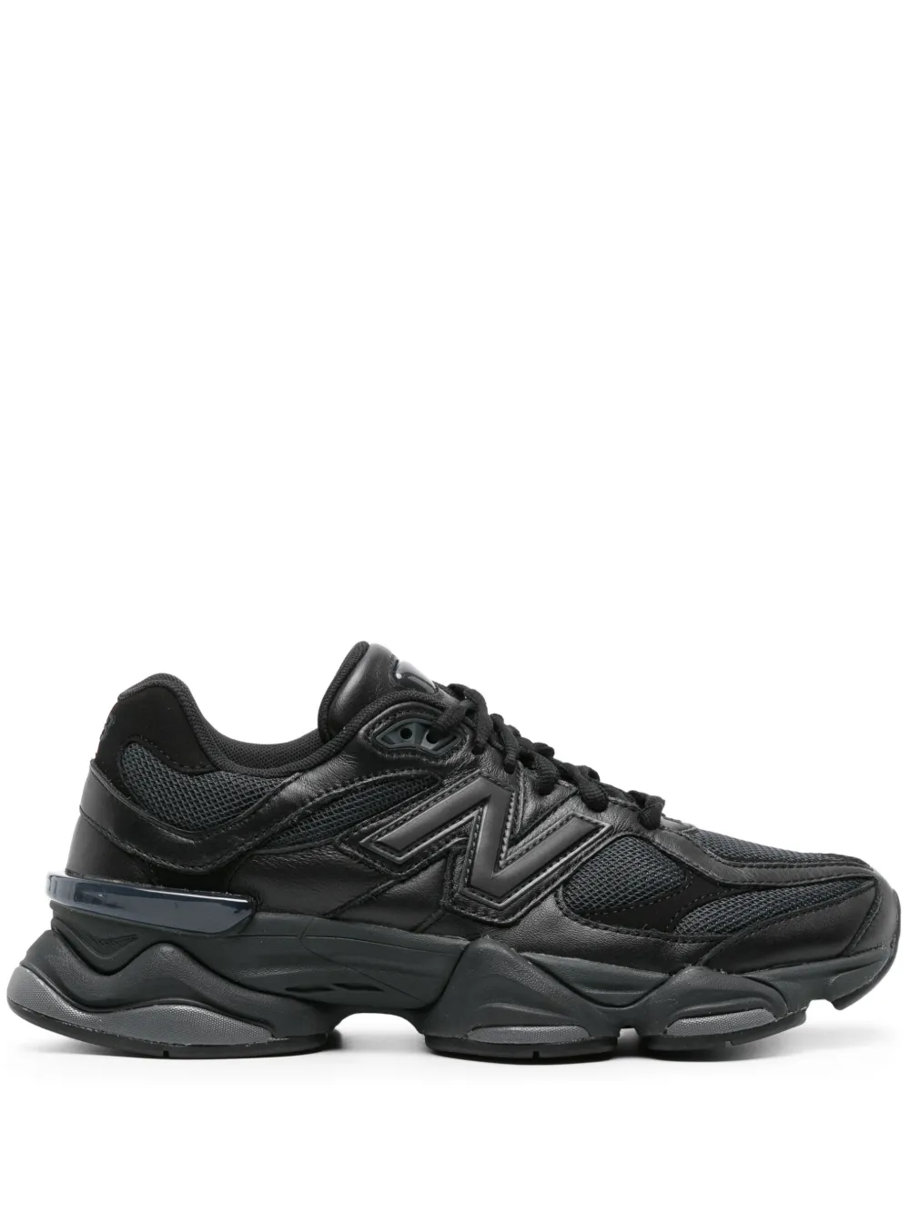 New Balance 9060 leather sneakers Black