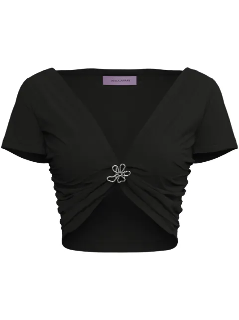 Maccapani Top mit Raffung